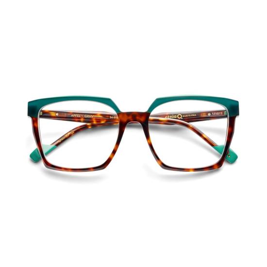  에트니아 바르셀로나 안경 아펠 볼드 스퀘어 프레임 안경 (호피 무늬 포인트)