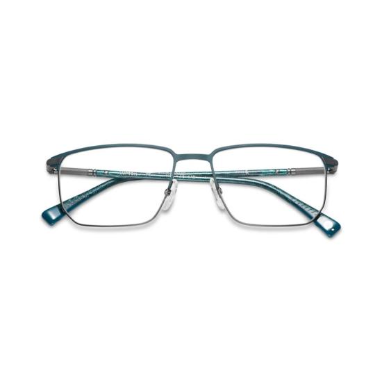  에트니아 바르셀로나 안경 루프톤 직사각형 안경, 세련된 금속 프레임