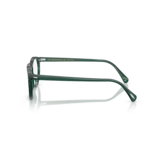 26SS 올리버피플스 안경 0Ov5186 반투명 녹색 원형 프레임 안경 (키홀 브릿지) - OLIVER PEOPLES