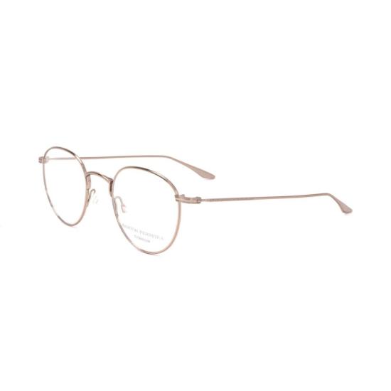  바본페레이라 안경 Bp5036 501Vo 미니멀 디자인의 원형 금속 프레임 안경 - BARTON PERREIRA