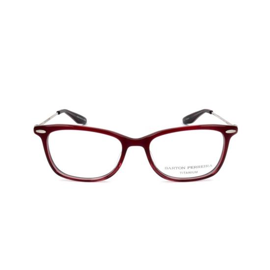  바본페레이라 안경 Bp5020 511St 직사각형 프레임 안경 (버건디 색상)
