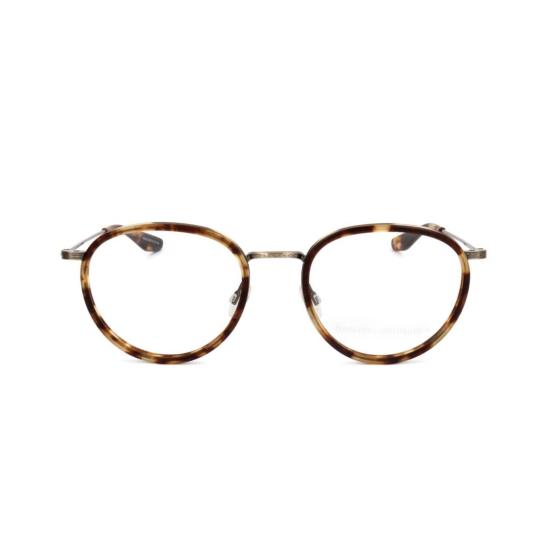  바본페레이라 안경 Bp5067 521Ir 원형 호피무늬 안경테 (금속 다리)