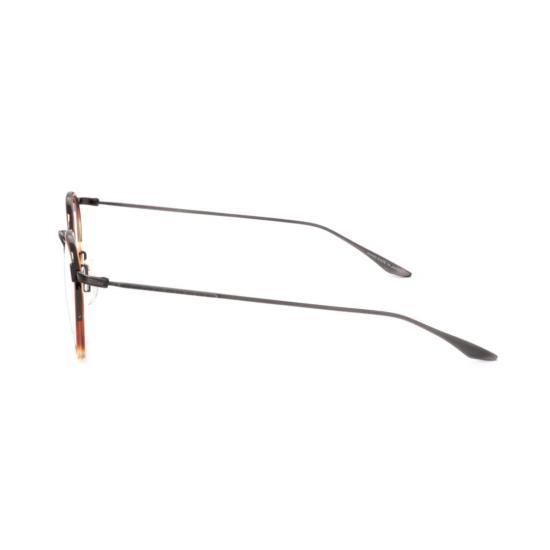  바본페레이라 안경 Bp5001 490Zx 원형 호피무늬 안경테 (무광 금속 다리) - BARTON PERREIRA