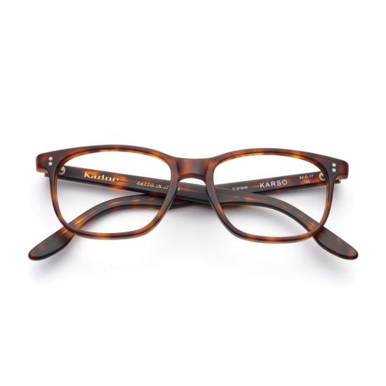  카돌 안경 카르소 거북이 등껍질 무늬 직사각형 프레임 안경