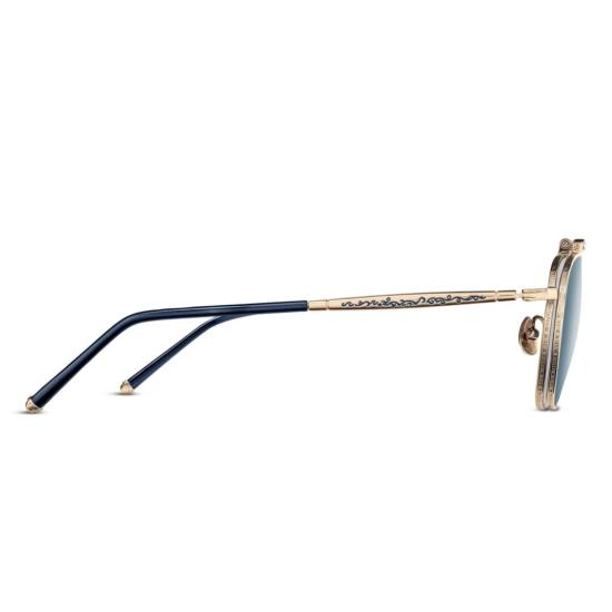  마츠다 선글라스 M3148.Sg 더블 브릿지 골드 메탈  (정교한 디테일) - MATSUDA