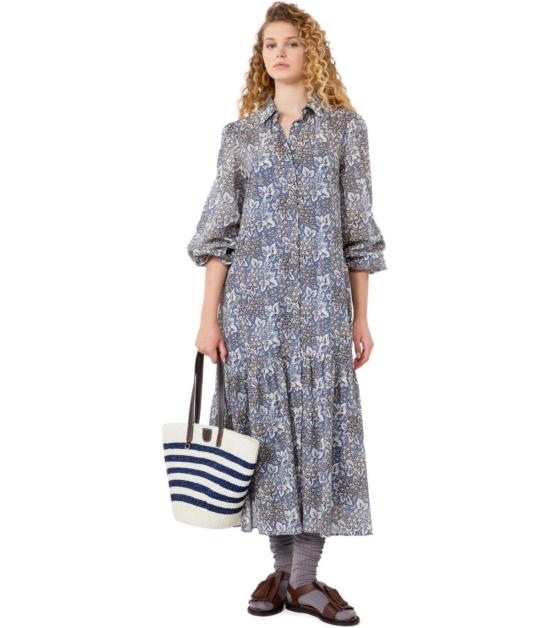 26SS 위켄드막스마라 롱 원피스 2615231022600 004 38 Blue - WEEKEND MAX MARA