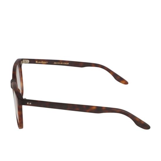  카돌 선글라스 금속 장식이 있는 요크 직사각형 호피무늬 프레임 안경 - KADOR