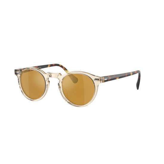 26SS 올리버피플스 선글라스 0Ov5217s 원형 아세테이트  (호피무늬 템플) - OLIVER PEOPLES
