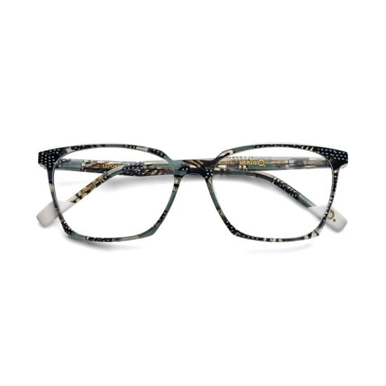  에트니아 바르셀로나 안경 패턴 아세테이트 소재의 레포어 스퀘어 프레임 안경