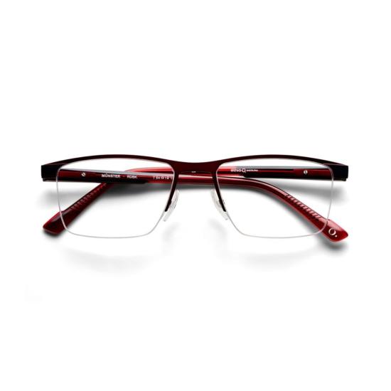  에트니아 바르셀로나 안경 굵은 금속 프레임이 돋보이는 먼스터 반무테 안경