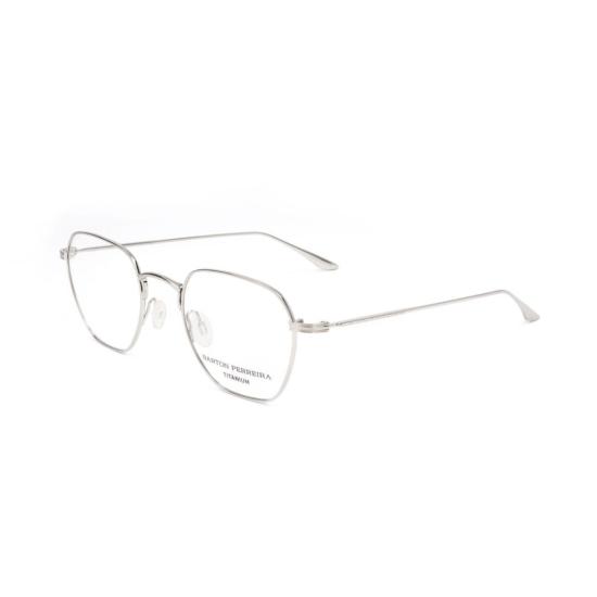  바본페레이라 안경 Bp5038 501Yc 얇고 가벼운 금속 기하학적 안경 - BARTON PERREIRA