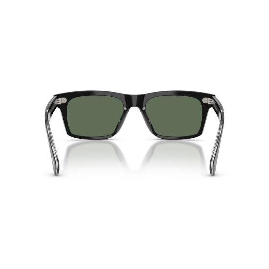 26SS 올리버피플스 선글라스 0Ov5596su 볼드한 직사각형 프레임 , 짙은 녹색 렌즈 - OLIVER PEOPLES