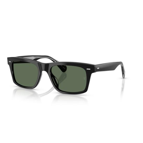 26SS 올리버피플스 선글라스 0Ov5596su 볼드한 직사각형 프레임 , 짙은 녹색 렌즈 - OLIVER PEOPLES