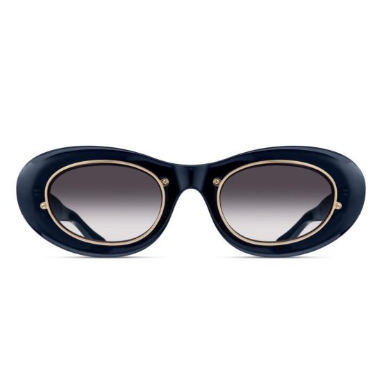  마츠다 선글라스 10604H.Sg 타원형 프레임  (골드 액센트 및 그라데이션 렌즈)