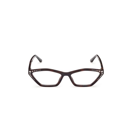  게스 안경 GM50002 54052 기하학적 캣아이  (호피 무늬 마감)