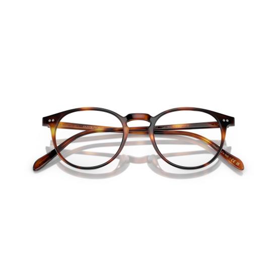 26SS 올리버피플스 안경 0Ov5004 클래식 원형 호피무늬 안경 (키홀 브릿지) - OLIVER PEOPLES