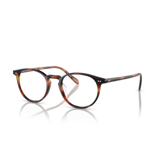26SS 올리버피플스 안경 0Ov5004 클래식 원형 호피무늬 안경 (키홀 브릿지) - OLIVER PEOPLES