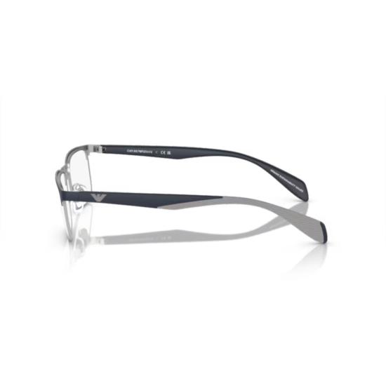 26SS 엠포리오 아르마니 안경 0Ea1149 투톤 템플이 있는 직사각형 금속 프레임 - EMPORIO ARMANI