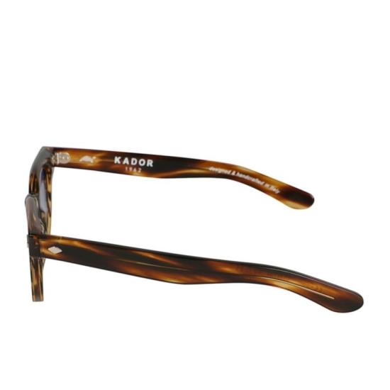  카돌 선글라스 오르빗 호피무늬 사각 프레임  (그라데이션 블루 렌즈) - KADOR