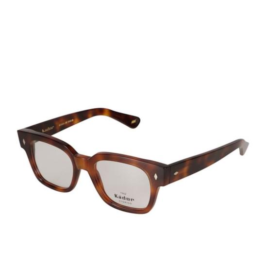  카돌 선글라스 다이아몬드 장식이 돋보이는 1962년형 스퀘어 호피무늬 프레임 - KADOR