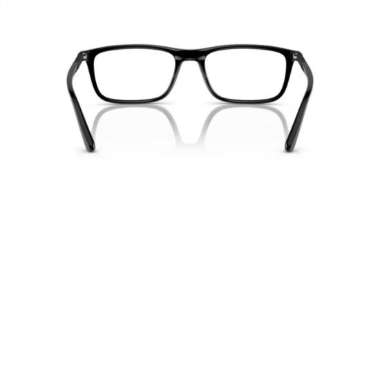 26SS 엠포리오 아르마니 안경 0Ea4160 유광 블랙 프레임 직사각형 안경 - EMPORIO ARMANI