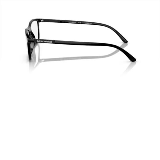 26SS 엠포리오 아르마니 안경 0Ea4160 유광 블랙 프레임 직사각형 안경 - EMPORIO ARMANI