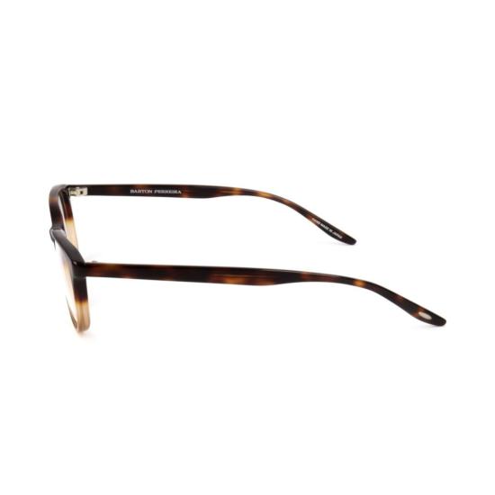  바본페레이라 안경 Bp5029 492Fw 호피무늬 직사각형 안경테, 은은한 캣아이 디자인