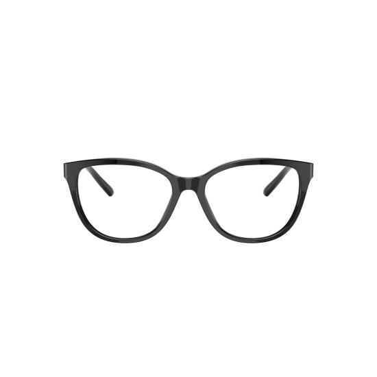 26SS 엠포리오 아르마니 안경 0Ea3190 체인 링크 장식이 있는 유광 블랙 캣아이 - EMPORIO ARMANI