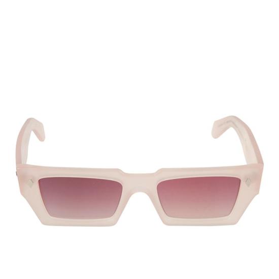  카돌 선글라스 디스코 직사각형 프레임  (반투명 핑크 마감)