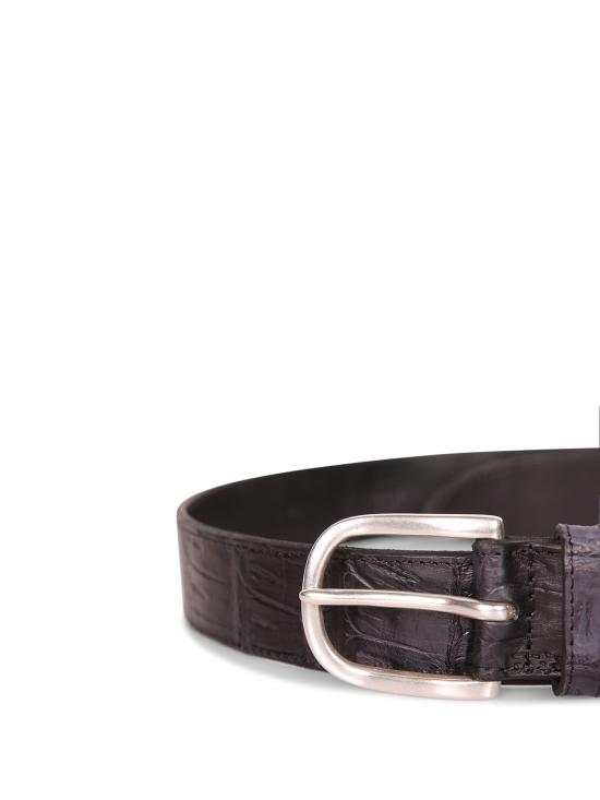 26SS 오르치아니 가죽 벨트 U08125 COC NER Black - ORCIANI