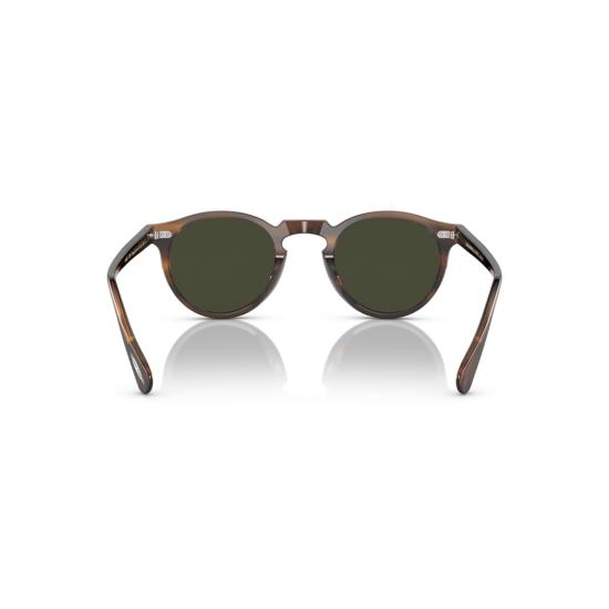 26SS 올리버피플스 선글라스 0Ov5217s 호피무늬 아세테이트 원형  (실버 액센트 포함) - OLIVER PEOPLES