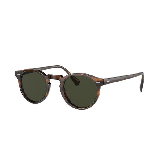 26SS 올리버피플스 선글라스 0Ov5217s 호피무늬 아세테이트 원형  (실버 액센트 포함) - OLIVER PEOPLES