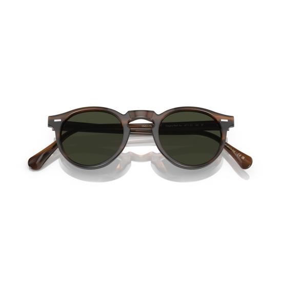 26SS 올리버피플스 선글라스 0Ov5217s 호피무늬 아세테이트 원형  (실버 액센트 포함) - OLIVER PEOPLES