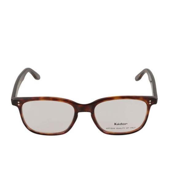  카돌 선글라스 카르소 호피무늬 직사각형 프레임 안경 (금속 장식 포함)