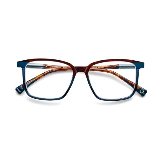  에트니아 바르셀로나 안경 화이트 오크 그라데이션 직사각형 프레임  (호피 무늬 템플 포함)