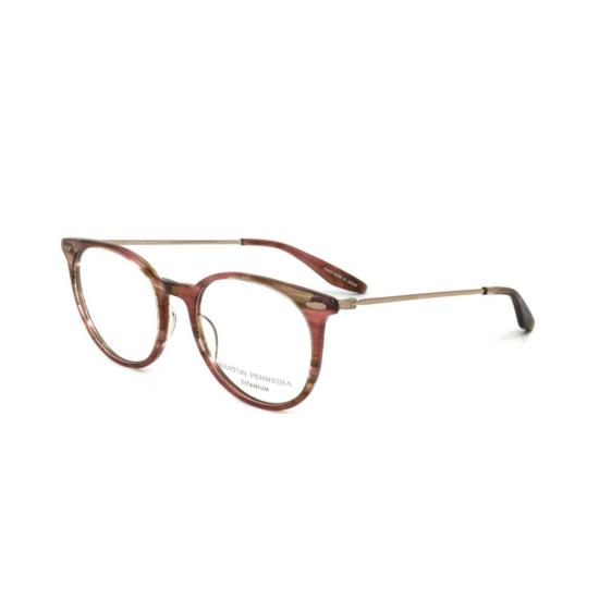  바본페레이라 안경 Bp5055 512Ew 둥근 호피무늬 안경테 (금속 템플 포함) - BARTON PERREIRA