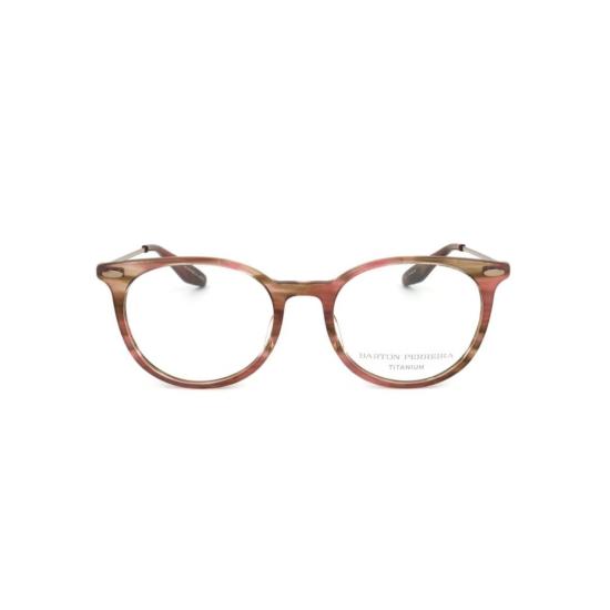  바본페레이라 안경 Bp5055 512Ew 둥근 호피무늬 안경테 (금속 템플 포함)