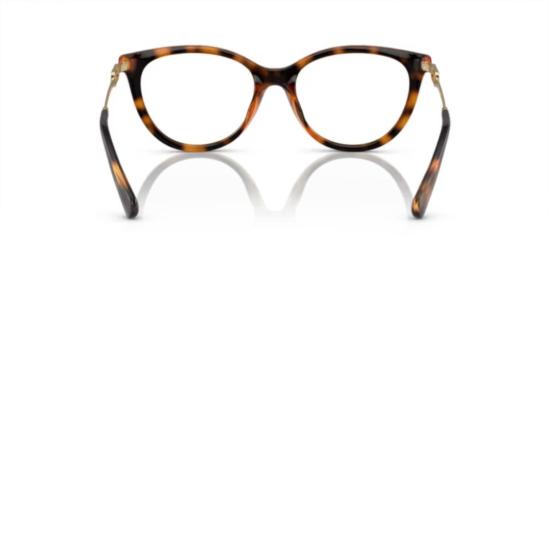 26SS 엠포리오 아르마니 안경 0Ea4213u 메탈릭 액센트가 있는 호피무늬 캣아이 - EMPORIO ARMANI