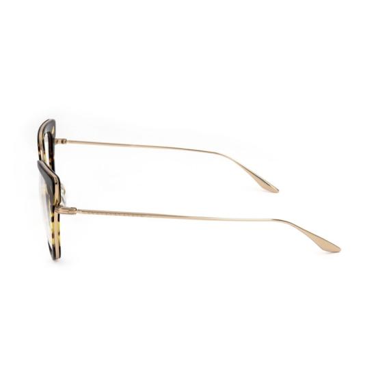  바본페레이라 안경 Bp5198 521Aj 캣아이형 호피무늬 프레임 안경 (골드톤 템플 포함) - BARTON PERREIRA