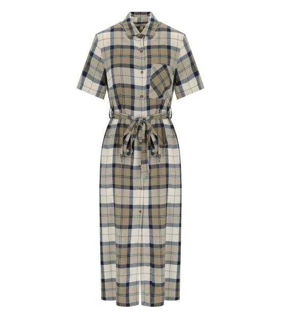 26SS 바버 미디 원피스 LDR0988 LDR NY51 8 Blue