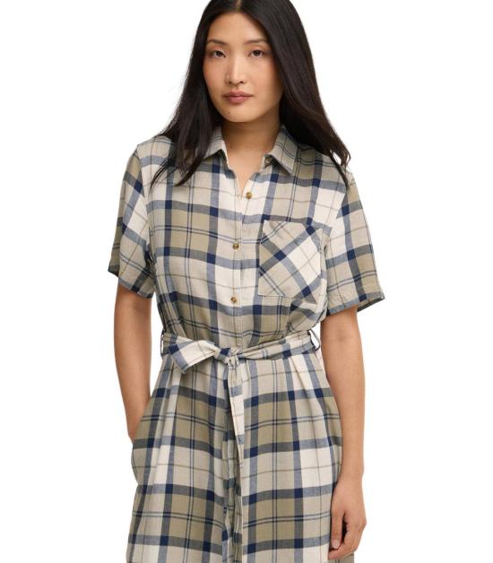 26SS 바버 미디 원피스 LDR0988 LDR NY51 8 Blue - BARBOUR