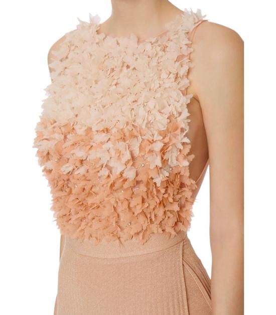 26SS 엘리자베타프랜치 롱 원피스 ABR4462E2 X81 40 Pink - ELISABETTA FRANCHI