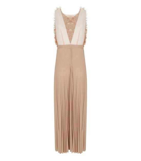 26SS 엘리자베타프랜치 롱 원피스 ABR4462E2 X81 40 Pink - ELISABETTA FRANCHI