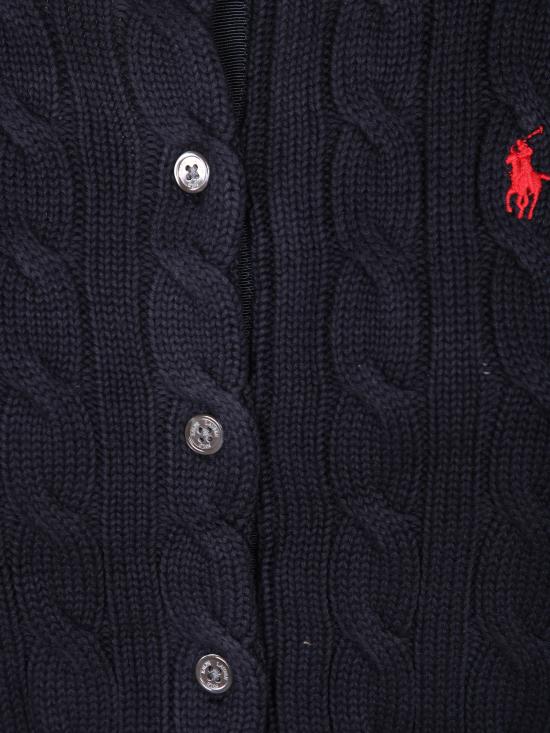 26SS 폴로 랄프로렌 폴로 자수 케이블 니트 가디건 211971868 008 Blue - POLO RALPH LAUREN