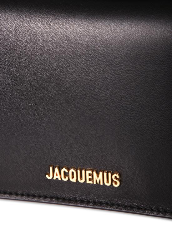 26SS 자크뮈스 론드 까레 클러치 BAW00356 AC27L14 990 Black - JACQUEMUS