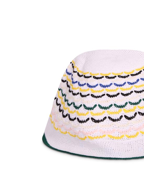 26SS 카사블랑카 모자 ASP26HAT10 6 01 White - CASABLANCA