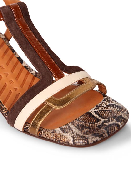 26SS 유제피 샌들 LILUCE PITONE Brown - YUZEFI