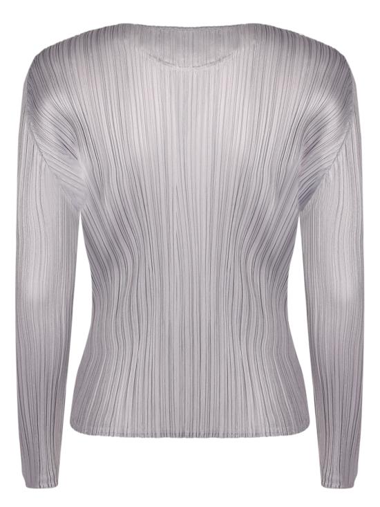 26SS 이세이 미야케 긴팔 티셔츠 PP66JK121 10 Grey - ISSEY MIYAKE