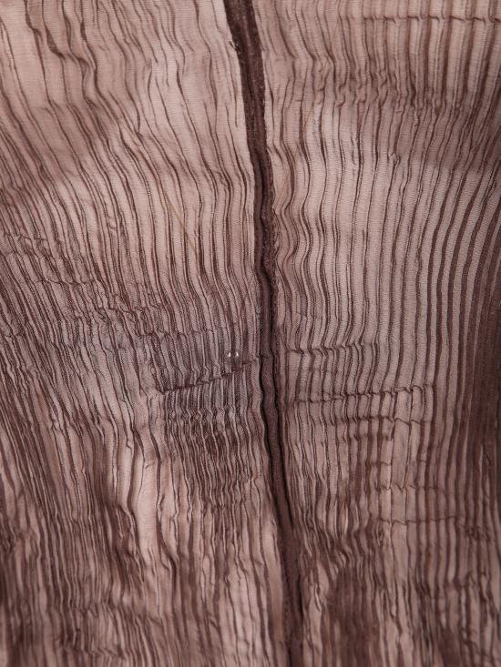 26SS 이세이 미야케 긴팔 티셔츠 IM66FJ413 45 Brown - ISSEY MIYAKE