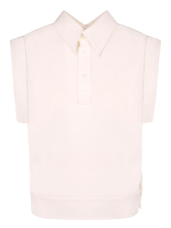 26SS 이세이 미야케 민소매 티셔츠 IM66FJ526 01 White